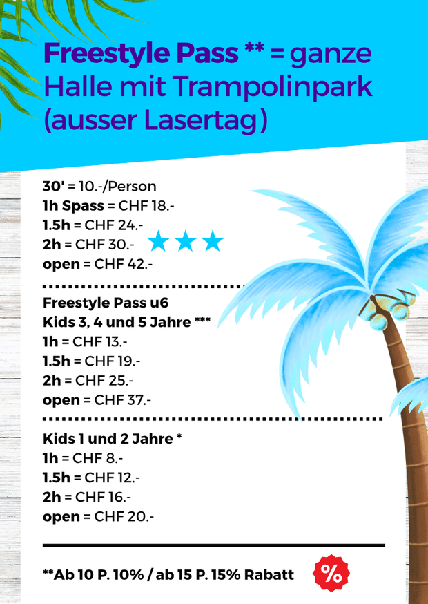 FreestylePass Preise