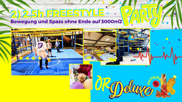 2. 2.5h freestyle party