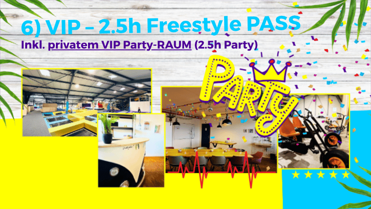 VIP 2.5h Freestyle Pass party