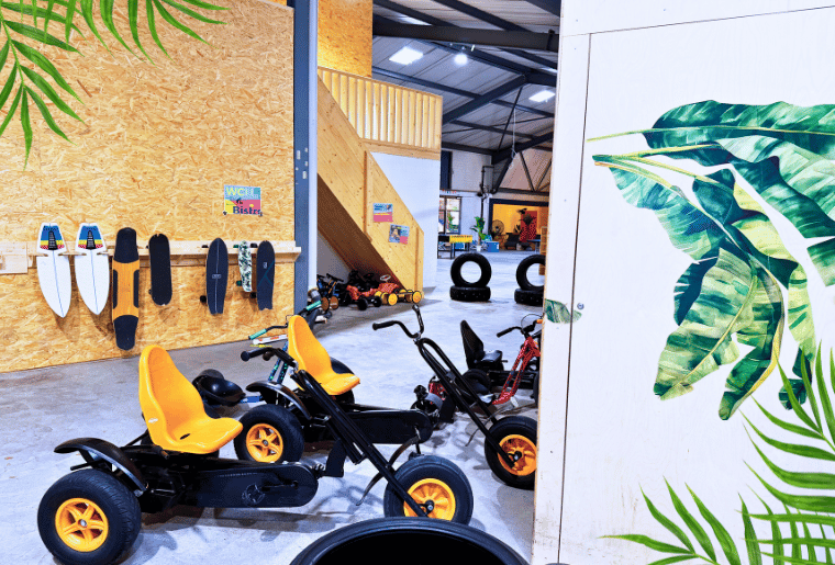 Schulklassen und Gruppen, Gokart, Trampolin, Spielplatz